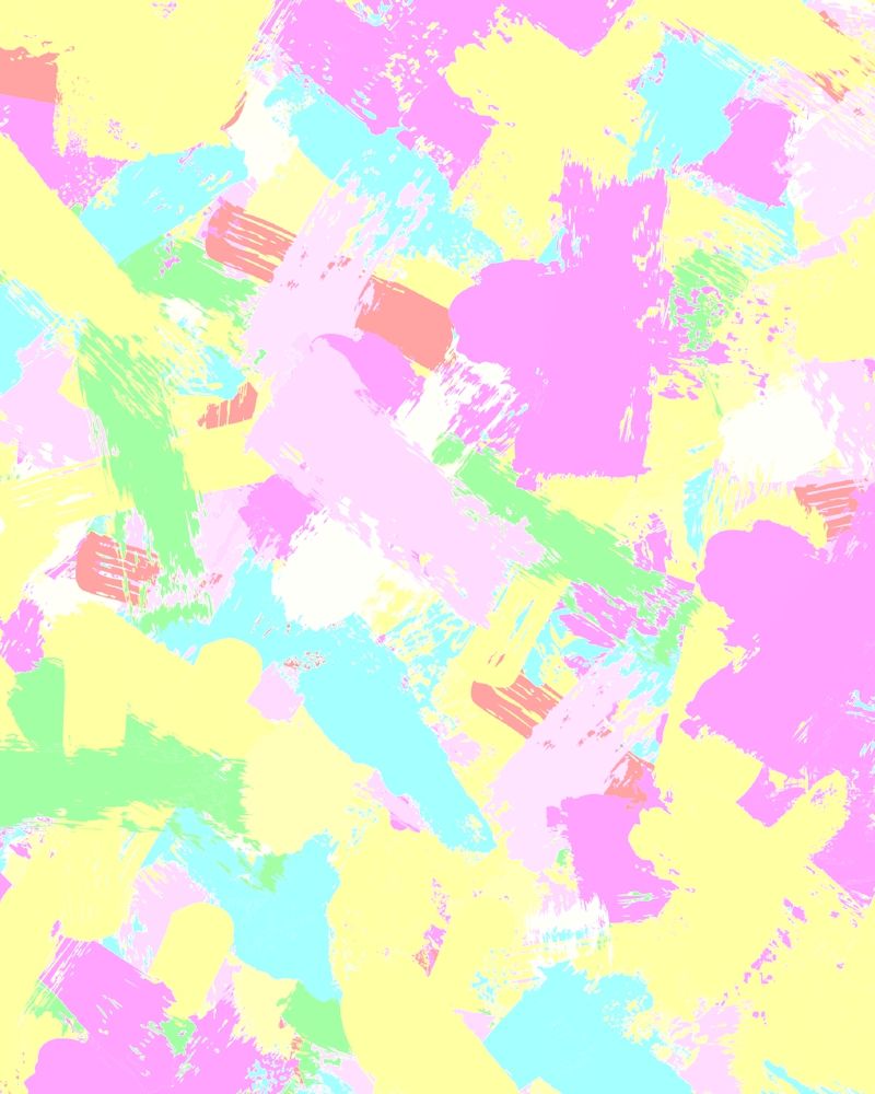 Cotton Candy Brush Strokes