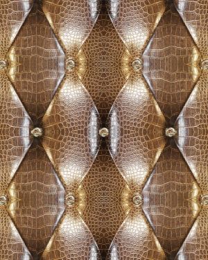 Crocodile Brown Upholstery