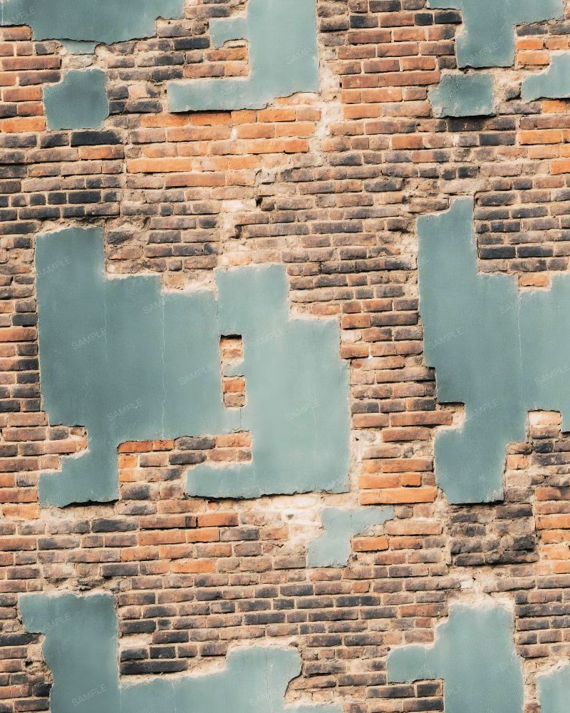 Crumbling Brick Wall 23