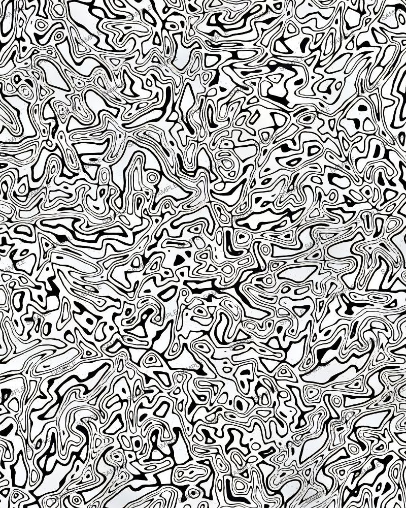 Crystalized Damascus Steel Pattern