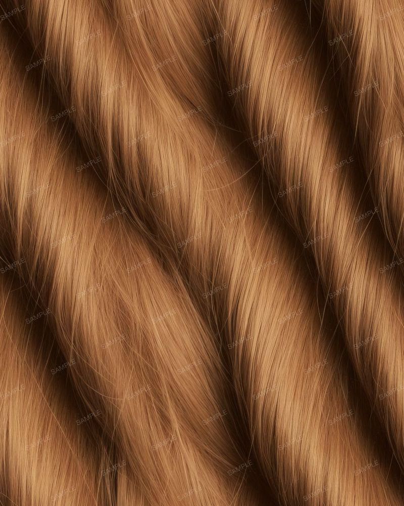 Curly Light Auburn Hair