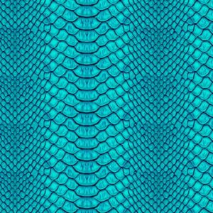 Cyan Snake Skin