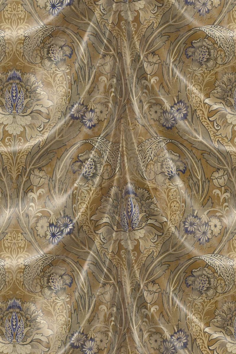 Damask Drapes