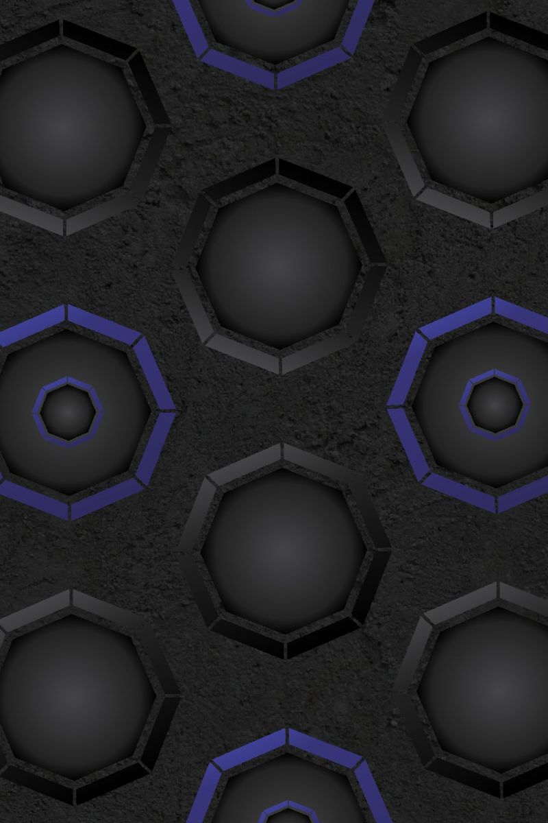 Dark Octagons with Purple