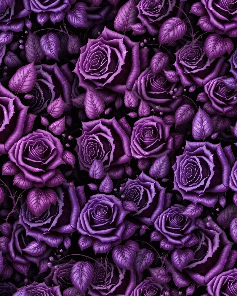 Deep Purple Roses