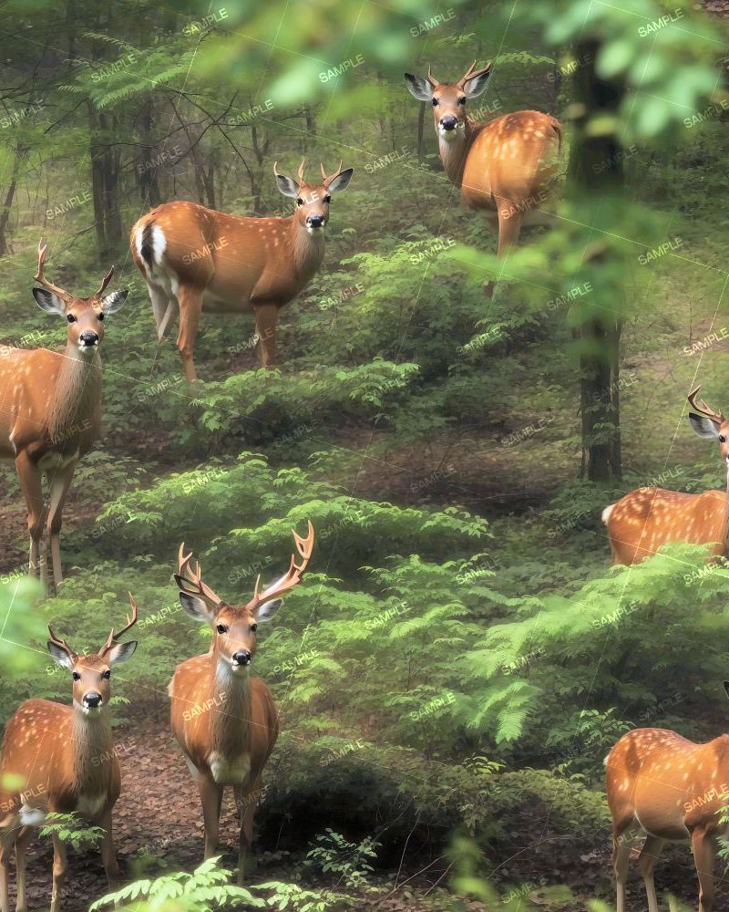 Deer in the Woods 44