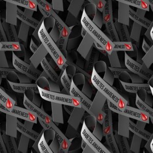 Diabetes Awareness Ribbon 22