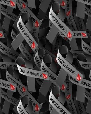 Diabetes Awareness Ribbon 22