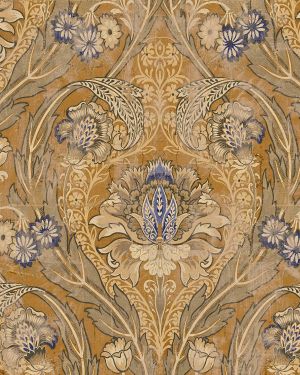 Distressed Aged Damask