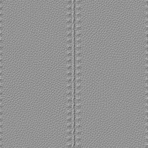 Double Stitched Leather Overlay