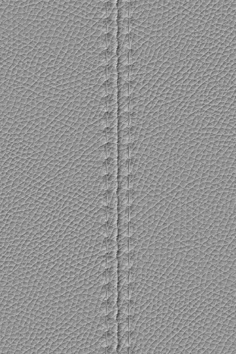 Double Stitched Leather Overlay