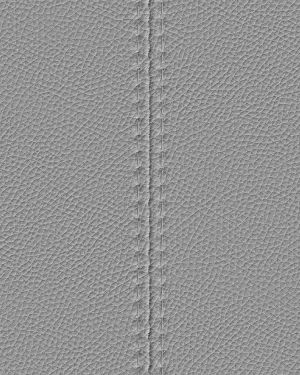 Double Stitched Leather Overlay