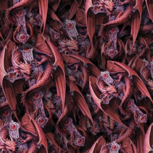 Dragon Cross Red