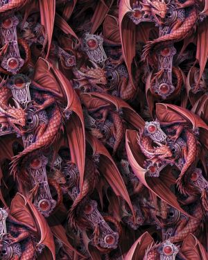 Dragon Cross Red