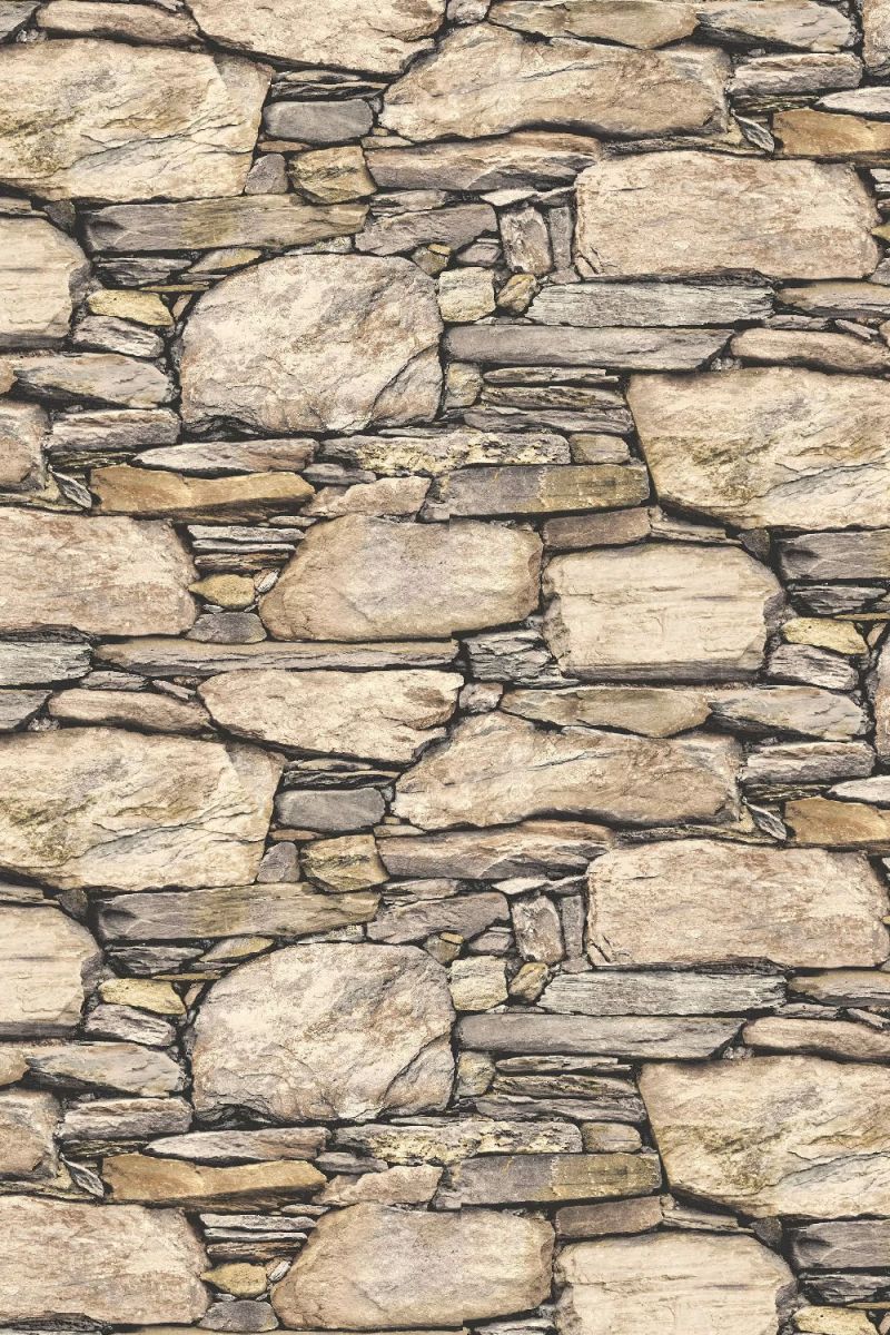 Dry Stacked Sand Stone Wall