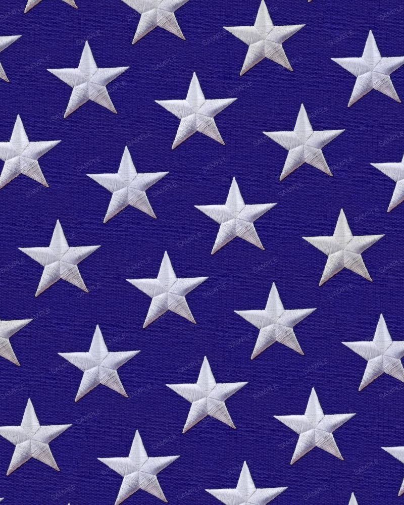 Embroidered US Flag Starfield