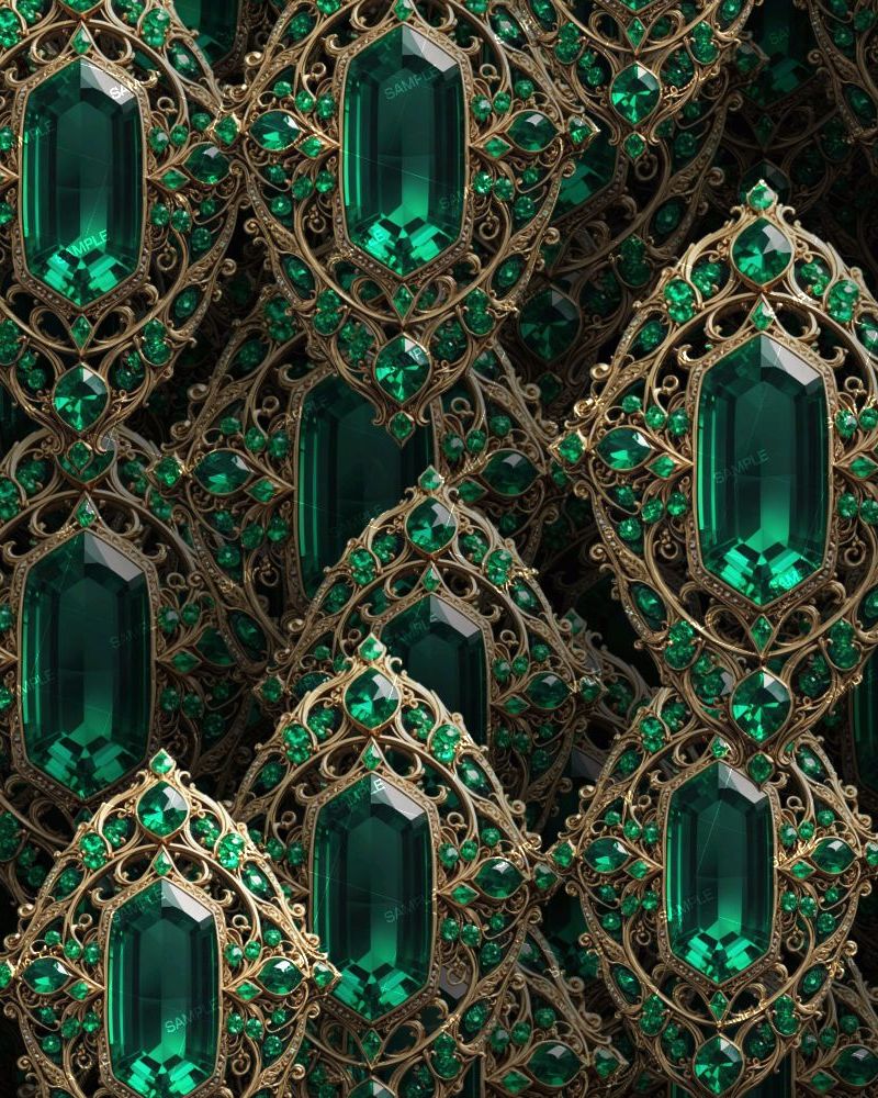 Emerald Brooch