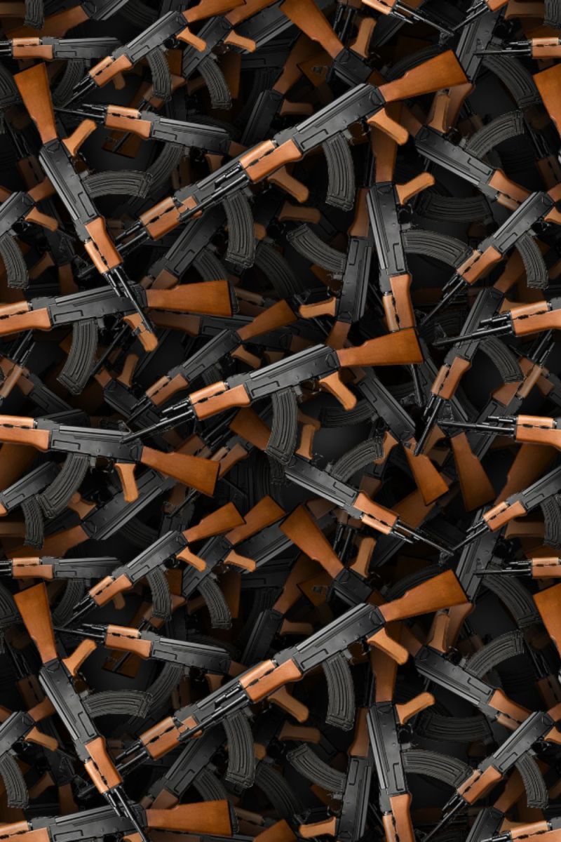 Falling AK47s