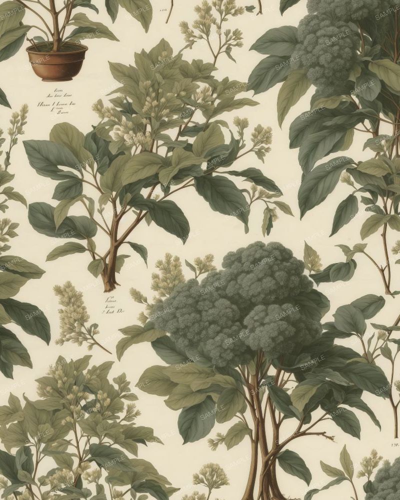 Faux Botanical Illustration