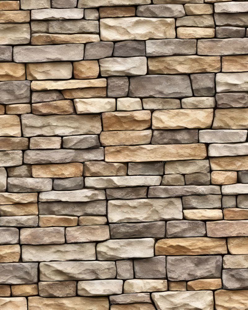 Faux Stone Wall 22