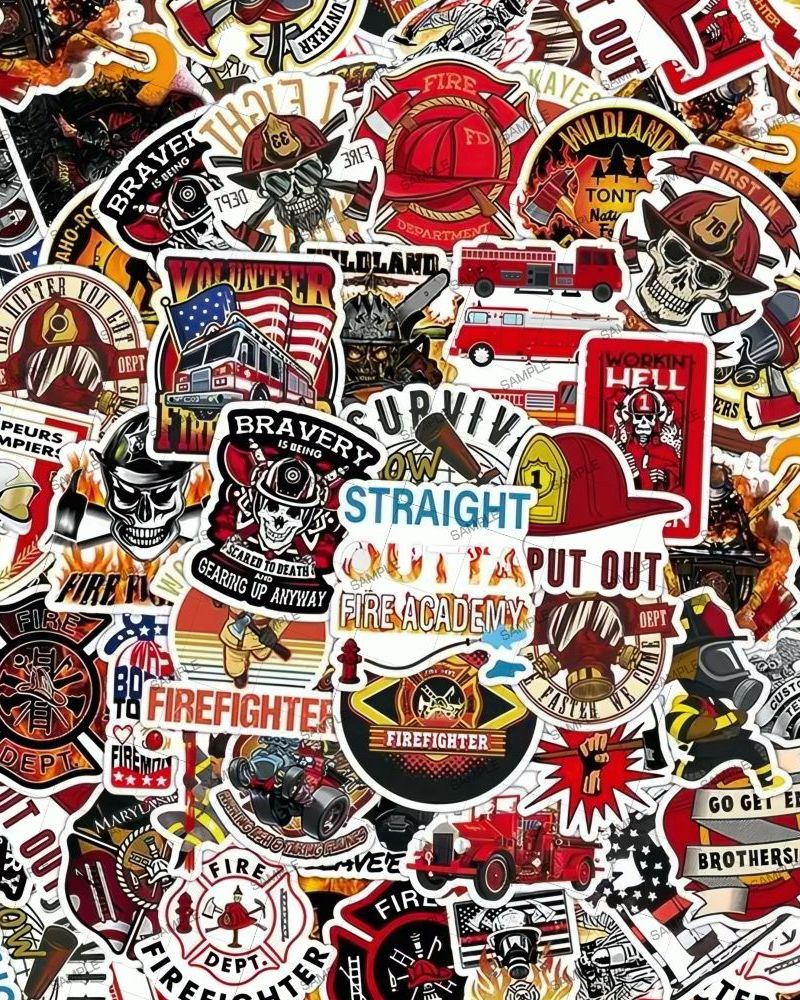 Fire Fighter Sticker Bomb