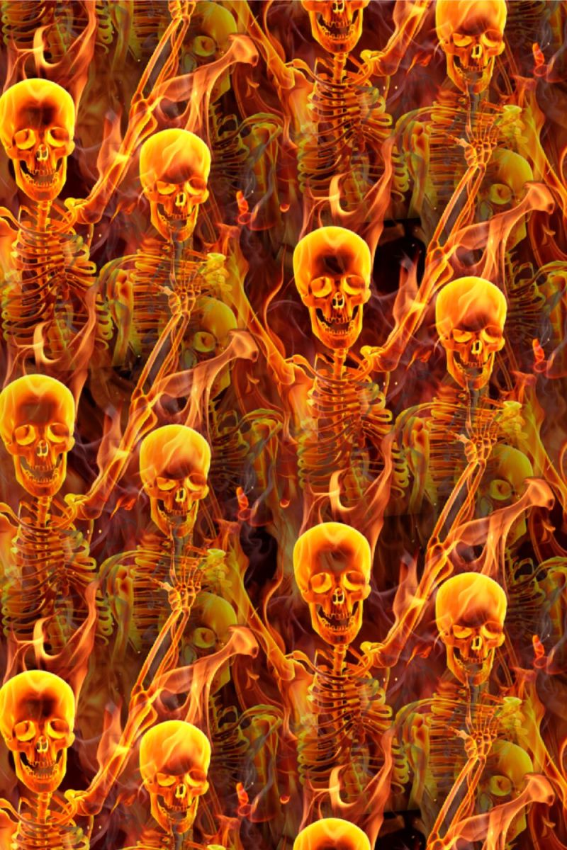 Fire Skeleton