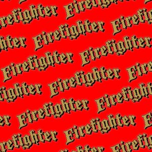 Firefighter Engine Turned Gold 22