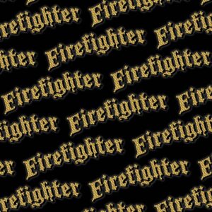 Firefighter Engine Turned Gold 23
