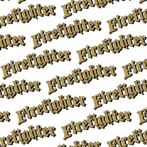 Firefighter Engine Turned Gold 24
