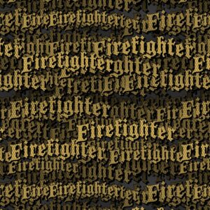 Firefighter Engine Turned Gold 27