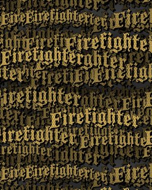 Firefighter Engine Turned Gold 27