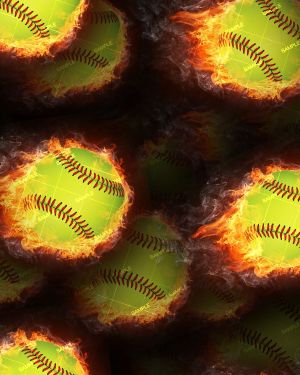 Flaming Agressive Softball 23