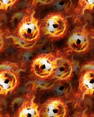Flaming Soccer Balls 22