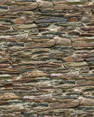 Flat Stone Wall