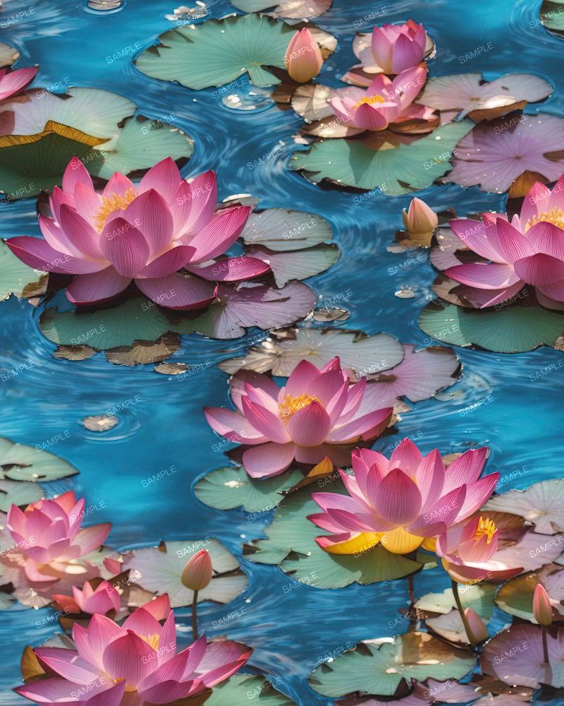 Floating Lotus Flowers 43