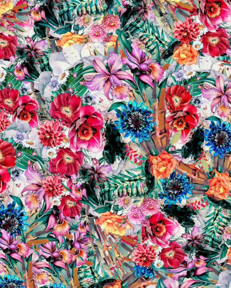 Floral Skulls 24