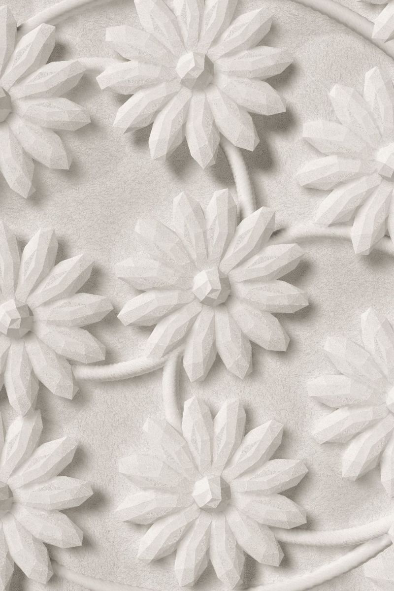 Flowers Carved in Stone