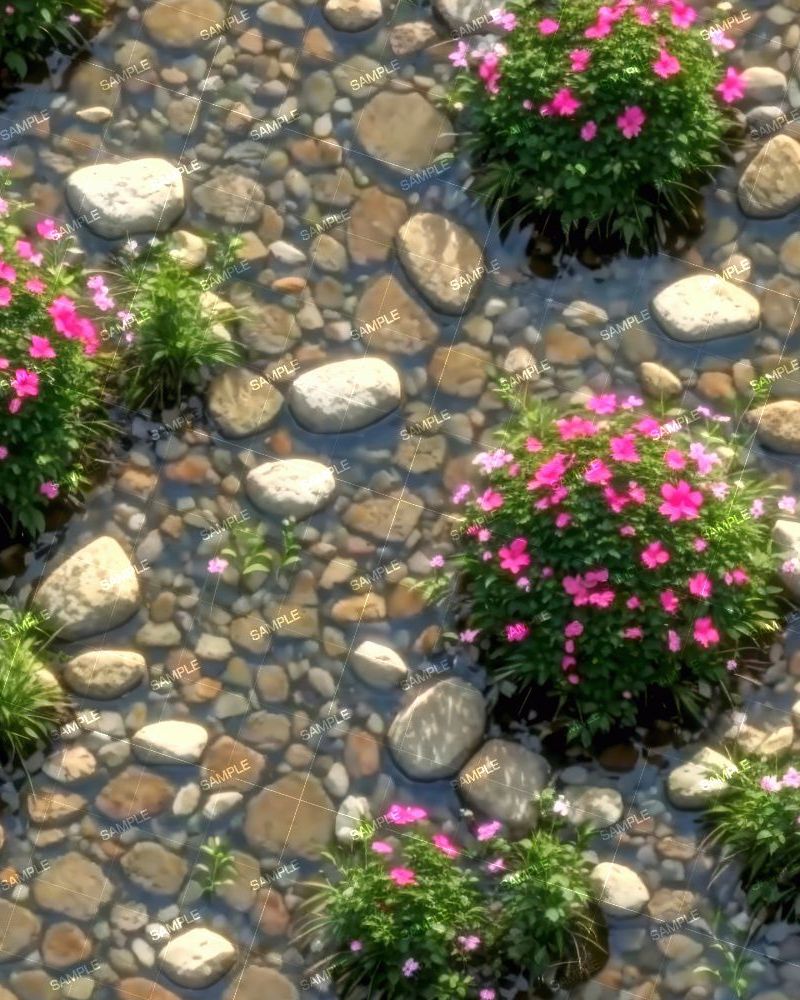 Flowers in a Creekbed