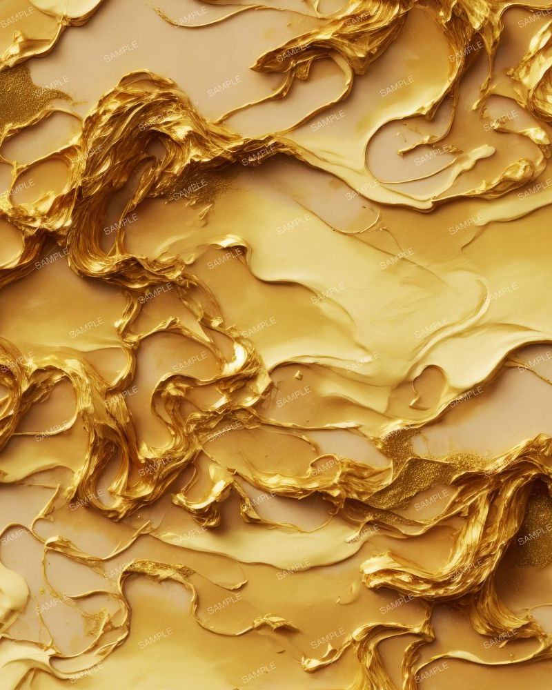 Flowing Gold Paint 43