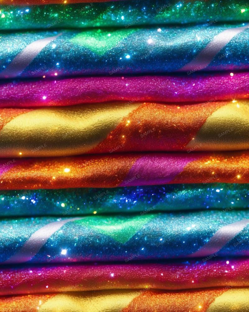 Folded Glitter Fabric