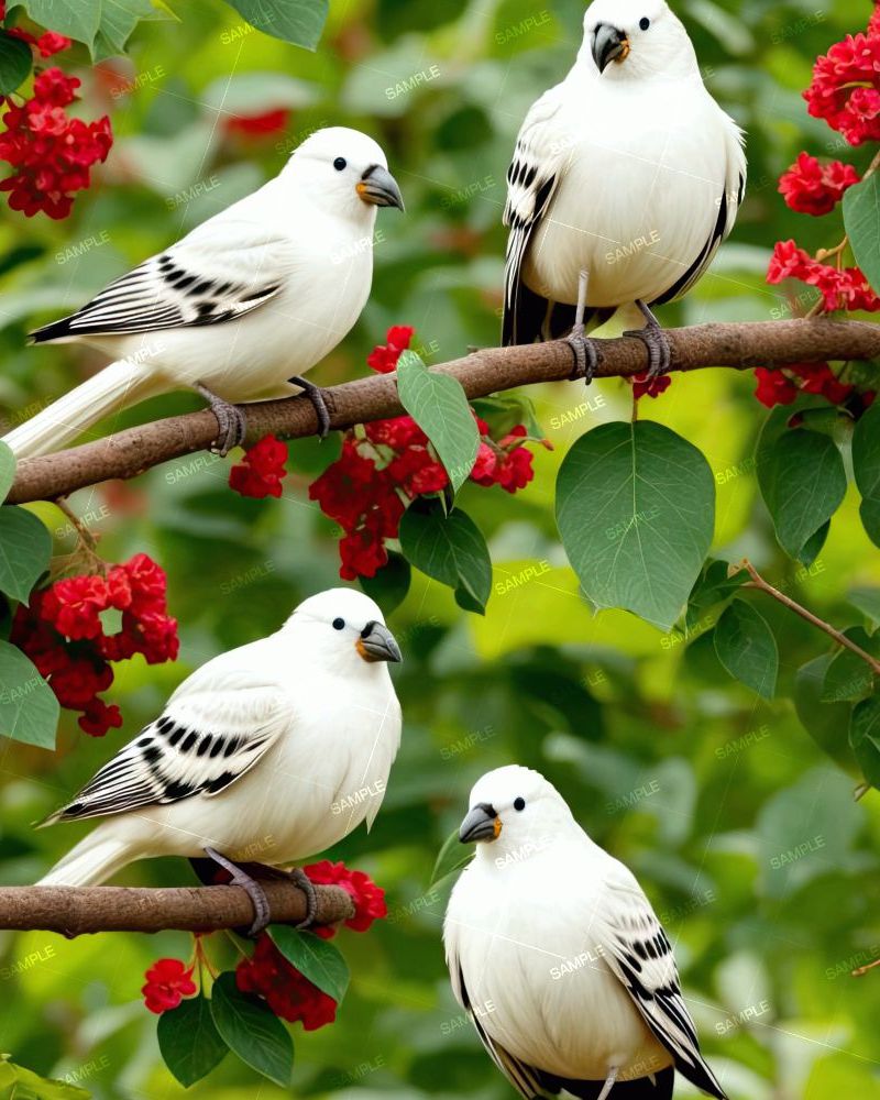 Four Birds in a Bush