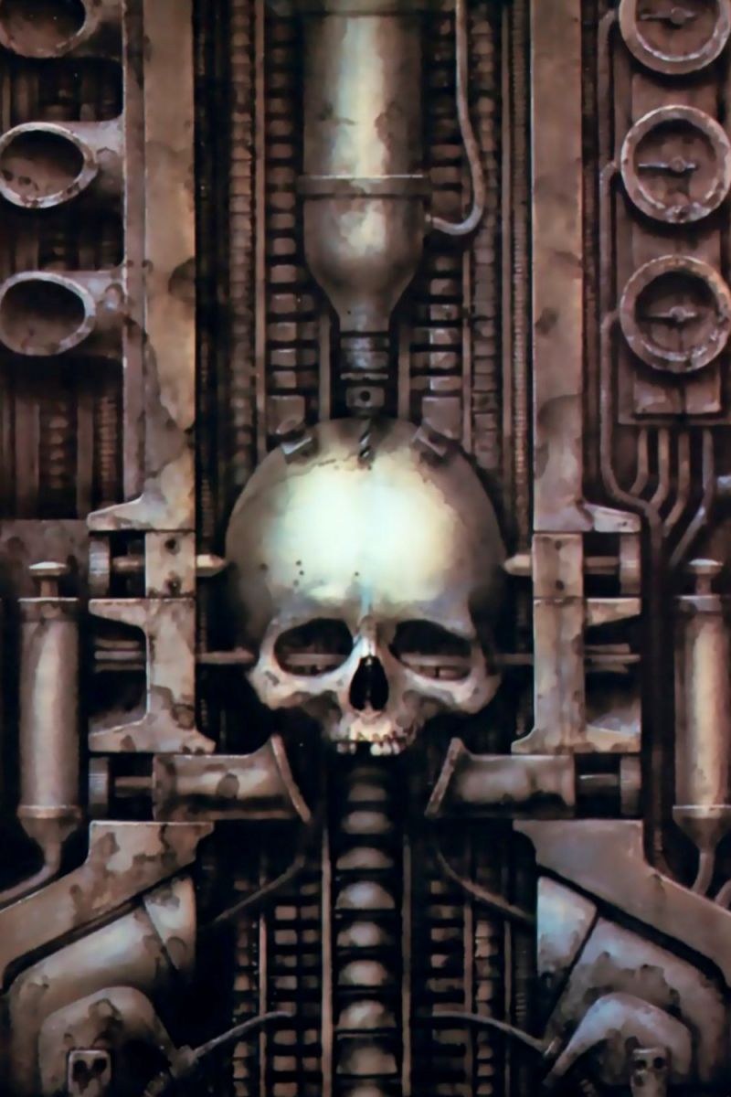 Giger Skull Wall