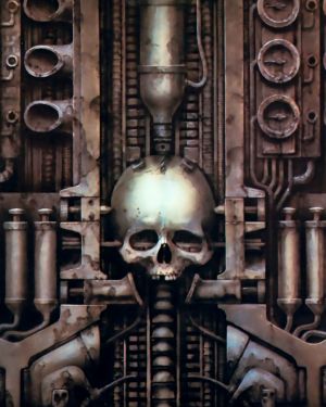 Giger Skull Wall