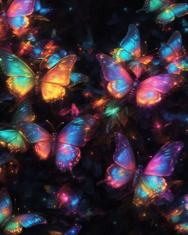 Glowing Butterflies 43