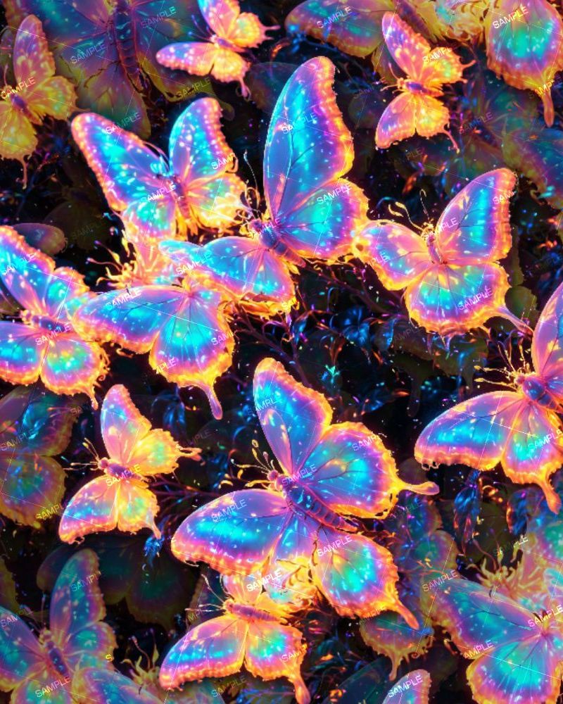 Glowing Fantasy Butterflies