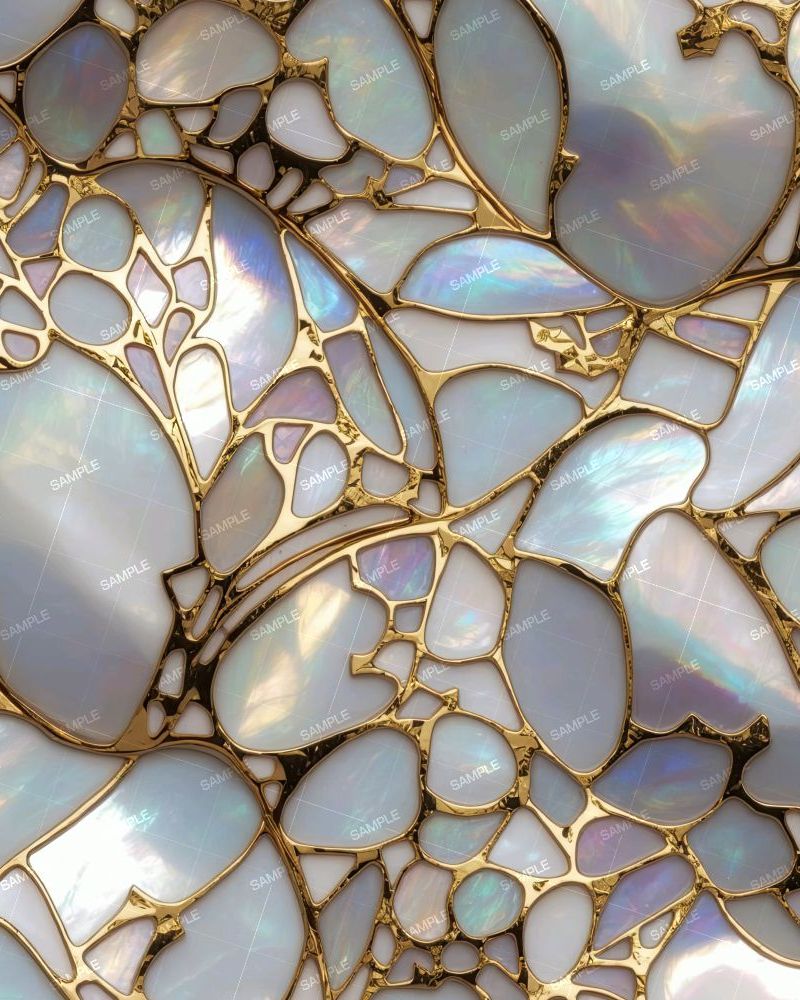 Gold Leaded Opal