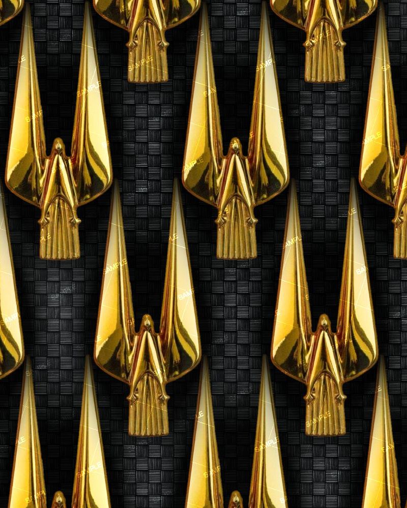 Gold Studebaker GT Hawk Emblem