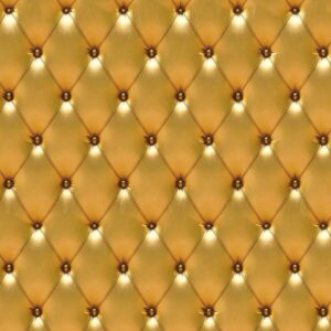 Gold Tufted Leather
