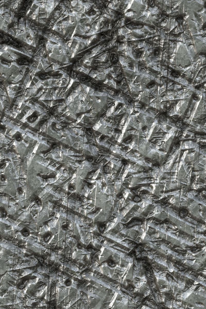 Gouged and Scratched Metal