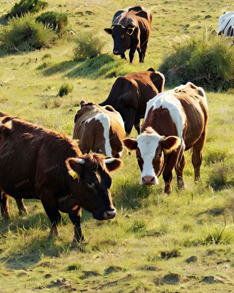 Grazing Cattle